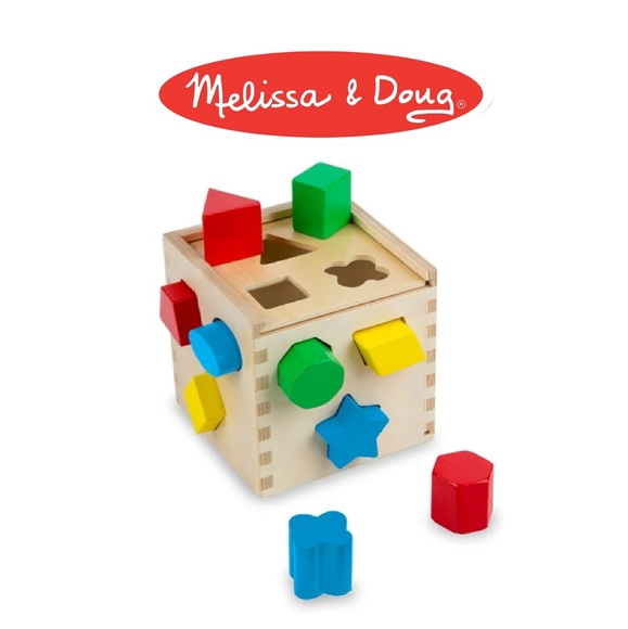 Melissa & Doug Classic Toy Shape Sorting Cube 2-5 years - Picture 6 of 6